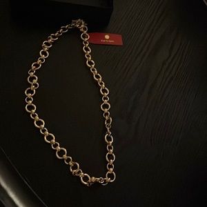 Gold tone necklace by true to form